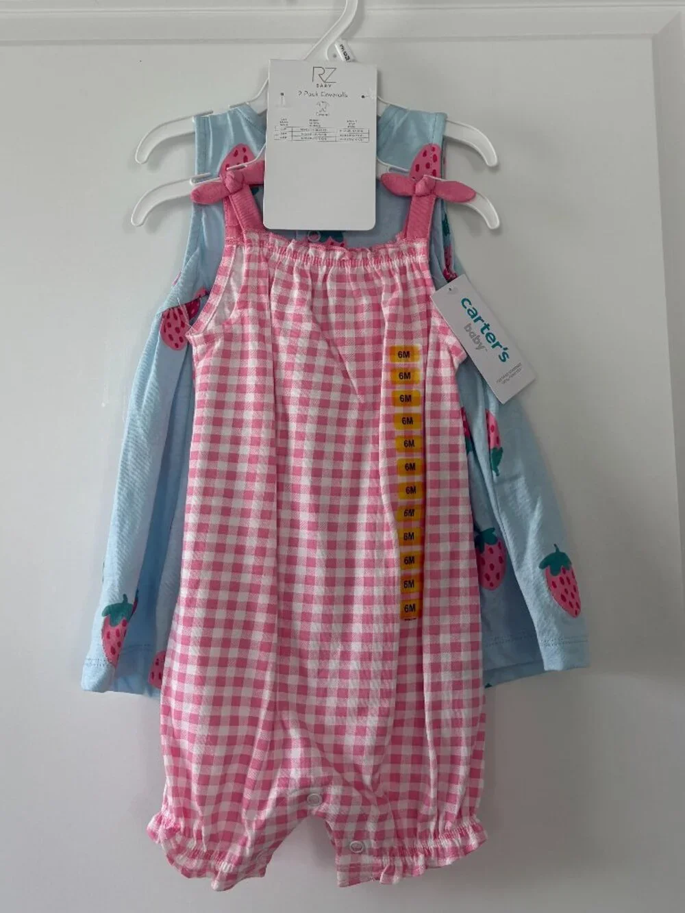 Carter's Baby Girl 2-Pack / 3-Piece Outfit Set Size 6 Months